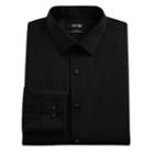 Men's Apt. 9&reg; Extra-slim Solid Stretch Dress Shirt, Size: 16.5-34/35, Black