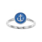 Lc Lauren Conrad Blue Anchor Ring, Women's, Size: 7