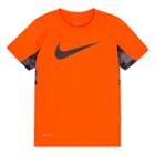 Boys 4-7 Nike Swoosh Dri-fit Mesh Tee, Size: 6, Med Orange