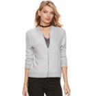 Women's Juicy Couture Metallic Bomber Jacket, Size: Xl, Grey Other