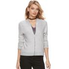 Women's Juicy Couture Metallic Bomber Jacket, Size: Xl, Grey Other
