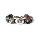 Women's Auburn Tigers Turquoise Flower Bracelet, Brown