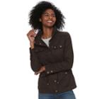 Women's Be Boundless Hooded Anorak Jacket, Size: Large, Dark Brown