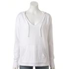 Women's Sonoma Goods For Life&trade; Slubbed French Terry Hoodie, Size: Xs, White