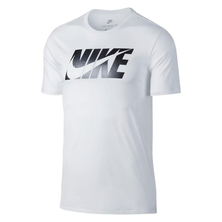 Men's Nike Swoosh Block Tee, Size: Medium, White