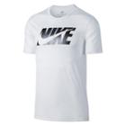 Men's Nike Swoosh Block Tee, Size: Medium, White