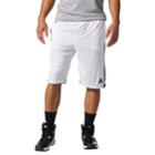Big & Tall Adidas 3g Climalite Speed Shorts, Men's, Size: 3xl Tall, White