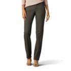 Women's Lee Petite Classic Fit Pant, Size: 12 Petite, Med Green