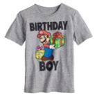 Boys 4-10 Jumping Beans&reg; Mario Bros. Birthday Boy Graphic Tee, Size: 7x, Grey
