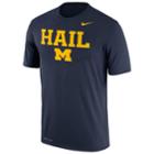 Men's Nike Michigan Wolverines Authentic Legend Tee, Size: Xxl, Blue (navy)