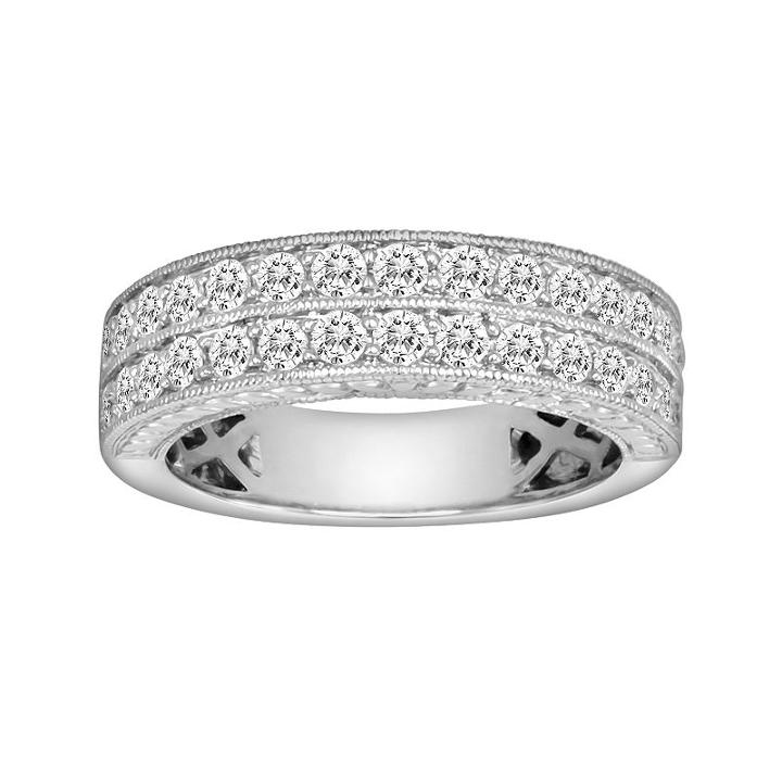 14k White Gold 1-ct. T.w. Igl Certified Diamond Wedding Ring, Women's, Size: 7