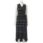 Petite Apt. 9&reg; Ruffled Maxi Dress, Women's, Size: L Petite, Black