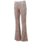 Juniors' Joe B Velvet Flare Pants, Girl's, Size: Large, Dark Beige
