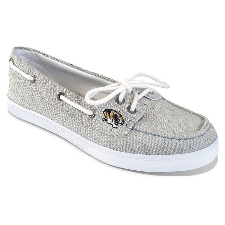 Women's Campus Cruzerz Missouri Tigers Kauai Boat Shoes, Size: 6, Grey