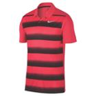Men's Nike Essential Regular-fit Dri-fit Striped Performance Golf Polo, Size: Xxl, Red Other