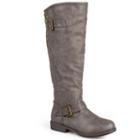 Journee Collection Spokane Women's Knee-high Boots, Girl's, Size: 9, Lt Brown
