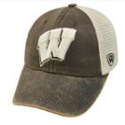 Top Of The World, Adult Wisconsin Badgers Scat Adjustable Cap, Med Brown