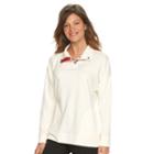 Women's Chaps Solid Pullover, Size: Xs, White