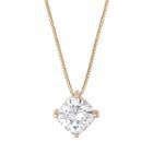 Forever Brilliant 14k Gold 1 3/4 Carat T.w. Lab-created Moissanite Pendant, Women's, Size: 18, White