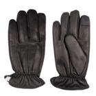 Men's Dockers&reg; Intelitouch Leather Touchscreen Gloves, Size: Medium, Black
