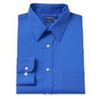 Big & Tall Croft & Barrow Fitted Checked Dress Shirt, Men's, Size: 18.5 36/37, Blue (navy)