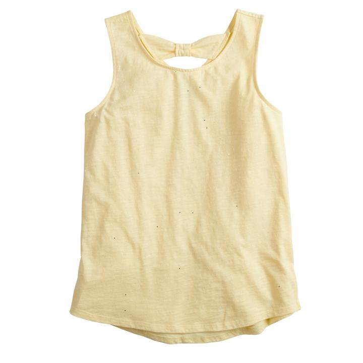 Girls 7-16 & Plus Size So&reg; Bow Back Tank Top, Size: 16 1/2, Lt Yellow