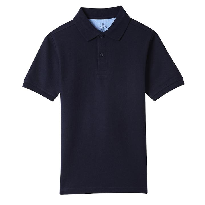 Boys 4-20 Chaps Stitch Polo, Size: 14-16, Blue (navy)