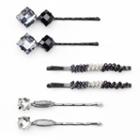 Elle&trade; 6-pk. Hematite Bobby Pin Set, Black