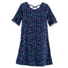 Girls 4-7 Jumping Beans&reg; Print Swing Dress, Size: 6, Dark Blue