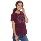 Women's Sonoma Goods For Life&trade; Crewneck Graphic Tee, Size: Large, Med Purple