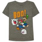 Boys 4-7x Jumping Beans&reg; Super Mario Bros Mario & Luigi Boo! Graphic Tee, Size: 4, Grey