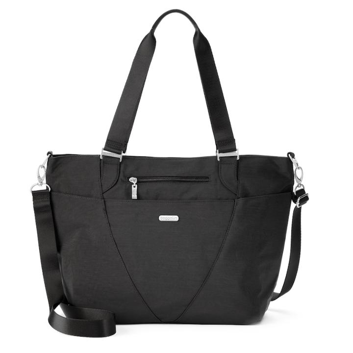 Women's Baggallini Avenue Convertible Tote Bag, Grey (charcoal)