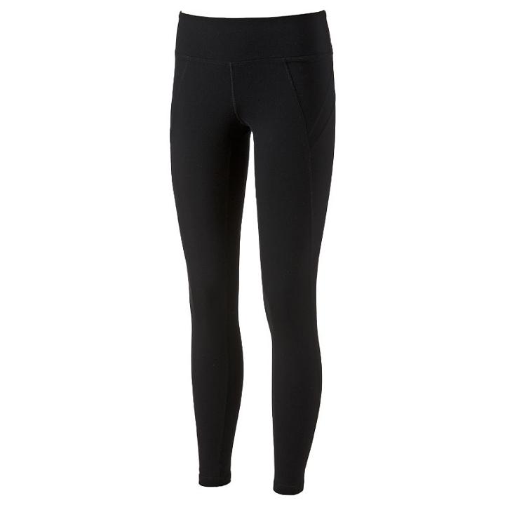 Women's Tek Gear&reg; Shapewear Workout Leggings, Size: Xl, Black