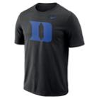Men's Nike Duke Blue Devils Logo Tee, Size: Large, Black