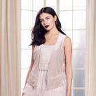 Lc Lauren Conrad Runway Collection Velvet Vest - Women's, Size: 8, Grey