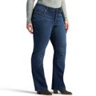 Plus Size Lee Modern-fit Straight Leg Jeans, Women's, Size: 20w Short, Dark Blue
