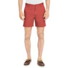 Men's Izod Stretch Saltwater Shorts, Size: 40, Red