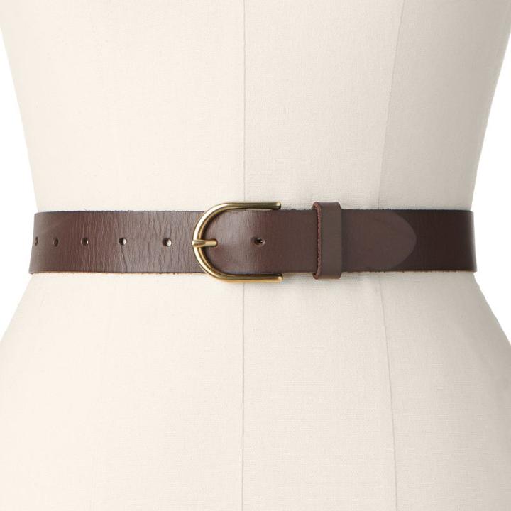 Sonoma Goods For Life&trade; Women's Leather Belt, Size: Xl, Med Brown