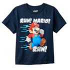 Boys 8-20 Super Mario Bros. Tee, Boy's, Size: Large, Blue (navy)