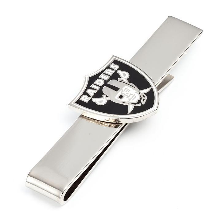 Oakland Raiders Tie Bar, Men's, Black