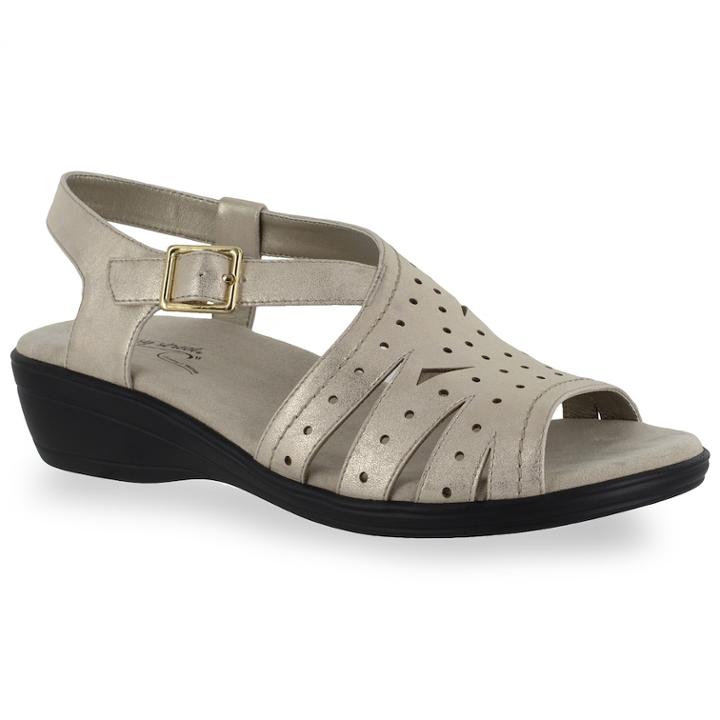 Easy Street Roxanne Women's Sandals, Size: Medium (10), Gold