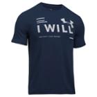 Men's Under Armour I Will Tee, Size: Small, Blue (navy)