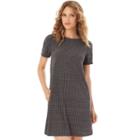 Women's Apt. 9&reg; T-shirt Dress, Size: Medium, Grey (charcoal)