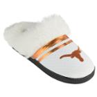 Women's Texas Longhorns Plush Slippers, Size: Small, White