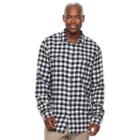 Big & Tall Sonoma Goods For Life&trade; Supersoft Stretch Flannel Shirt, Men's, Size: 3xl Tall, White Oth