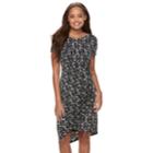 Women's Suite 7 Abstract Sheath Dress, Size: 8, Grey