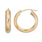 Forever 14k Tube Hoop Earrings, Women's, Gold