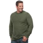 Big & Tall Croft & Barrow&reg; Classic-fit Reversible Ribbed Crewneck Tee, Men's, Size: 2xb, Dark Green