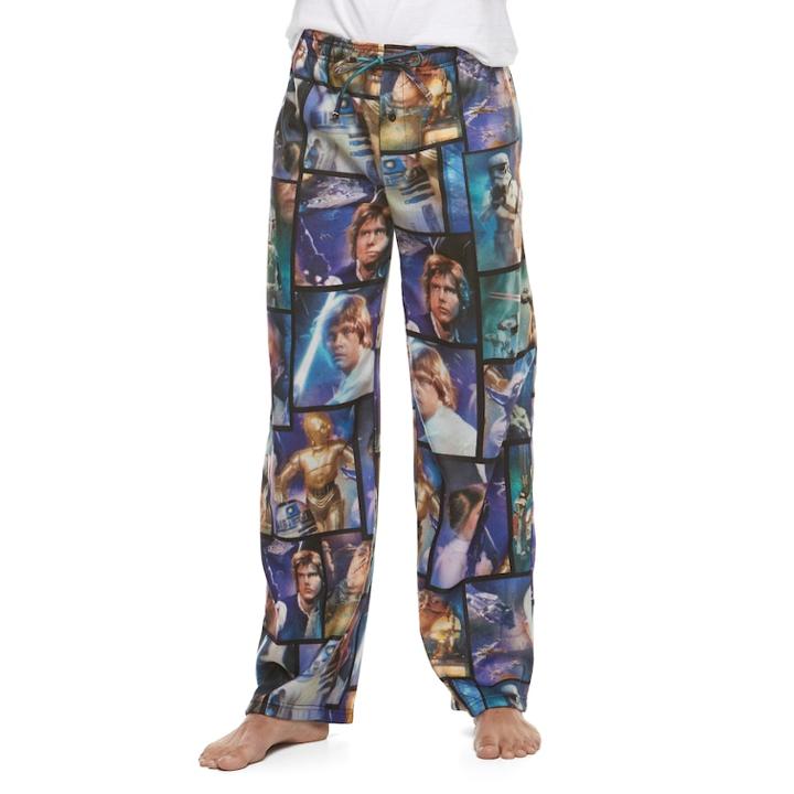 Men's Star Wars Magic Scene Microfleece Lounge Pants, Size: Xl, Brt Blue