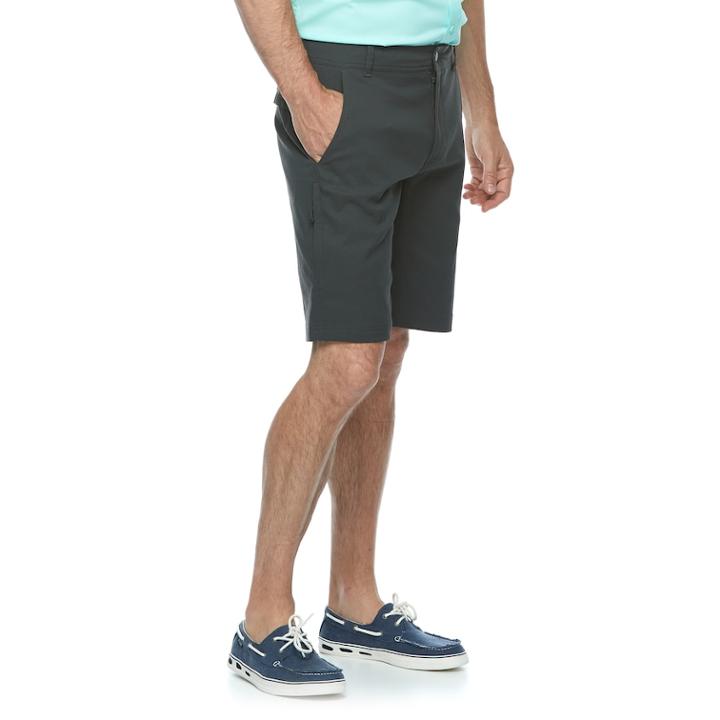 Big & Tall Columbia Omni-shade Performance Utility Shorts, Men's, Size: 48, Grey (charcoal)